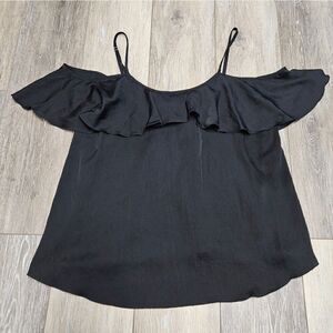 Victoria’s Secret Off Shoulder Ruffle Spaghetti Strap Tank Top Women's Small